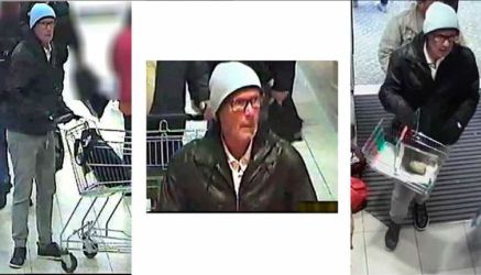 Las fotos del sospechoso de haber envenenado comida para bebés que ha distribuido la Policía.