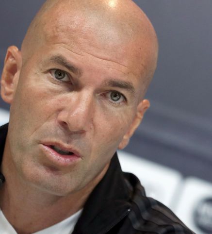 Zidane en rueda de prensa