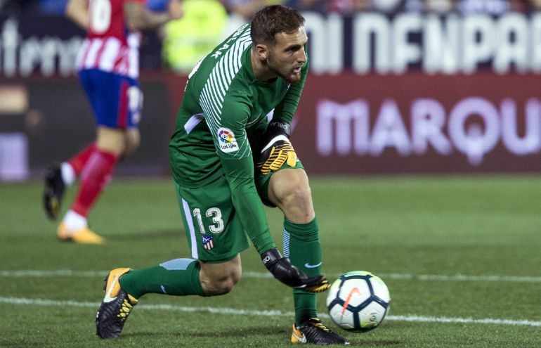 El portero esloveno del Atlético de Madrid Jan Oblak El portero esloveno del Atlético de Madrid Jan Oblak