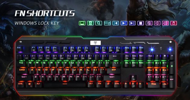 El teclado cuenta con retroiluminación. El teclado cuenta con retroiluminación.