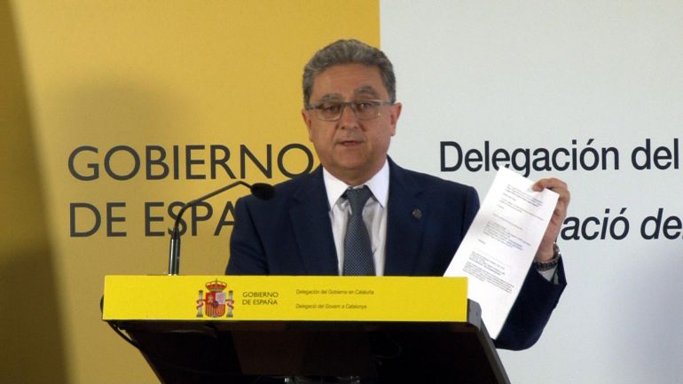 El delegado del Gobierno en Catalña, Enric Millo. El delegado del Gobierno en Catalña, Enric Millo.