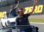 Formula One F1 - Japanese Grand Prix 2017 - Suzuka Circuit, Japan - October 8, 2017. McLaren's Fernando Alonso of Spain attends a drivers' parade before the start of the Japanese Grand Prix race. REUTERS/Toru Hanai