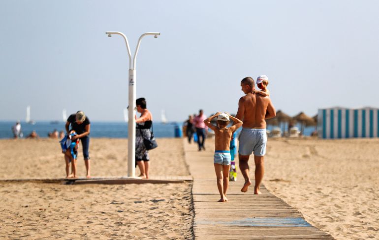Playa de Las Arenas, en Valencia Playa de Las Arenas, en Valencia