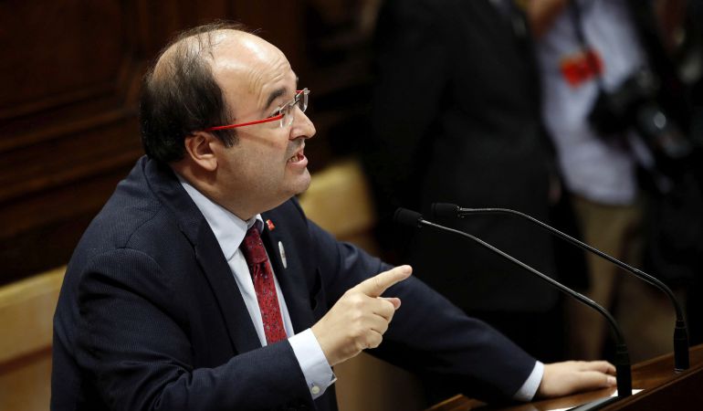 El Secretario General de los socialistas catalanes Miquel Iceta. El Secretario General de los socialistas catalanes Miquel Iceta.