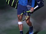SHANGHAI, CHINA - OCTOBER 15: Rafael Nadal of Spain enters the tennis court during the Men's singles final mach against Roger Federer of Switzerland on day eight of 2017 ATP Shanghai Rolex Masters at Qizhong Stadium on October 15, 2017 in Shanghai, China. (Photo by Lintao Zhang/Getty Images)