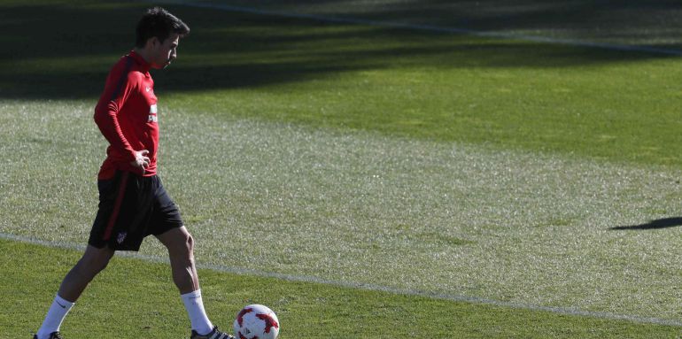 Nico Gaitán, durante un entrenamiento en el Cerro del Espino Nico Gaitán, durante un entrenamiento en el Cerro del Espino