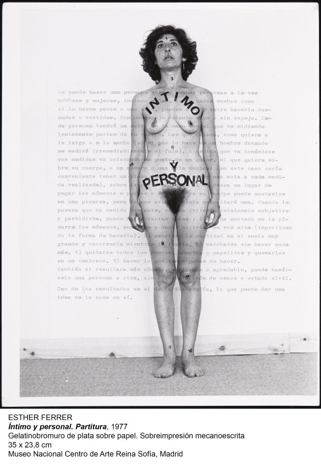 Esther Ferrer recorre su trayectoria en la exposición 'Todas las variaciones son válidas, incluida esta', del Museo Reina Sofía: Esther Ferrer: "El arte es mi único espacio de libertad" Esther Ferrer recorre su trayectoria en la exposición 'Todas las variaciones son válidas, incluida esta', del Museo Reina Sofía: Esther Ferrer: "El arte es mi único espacio de libertad"