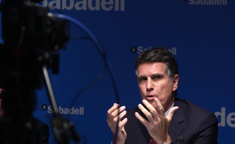 El consejero delegado de Banco Sabadell, Jaime Guardiola. El consejero delegado de Banco Sabadell, Jaime Guardiola.