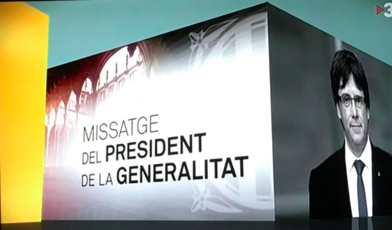 El Gobierno traslada una queja a TV3 por rotular a Puigdemont como president. El Gobierno traslada una queja a TV3 por rotular a Puigdemont como president.
