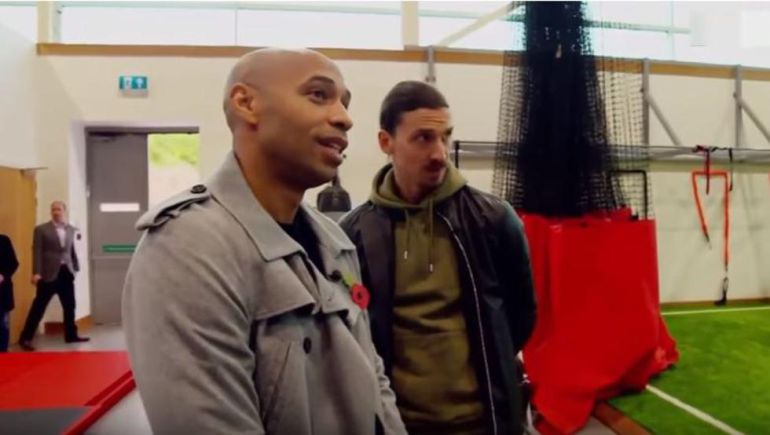 Ibrahimovic, junto a Henry Ibrahimovic, junto a Henry