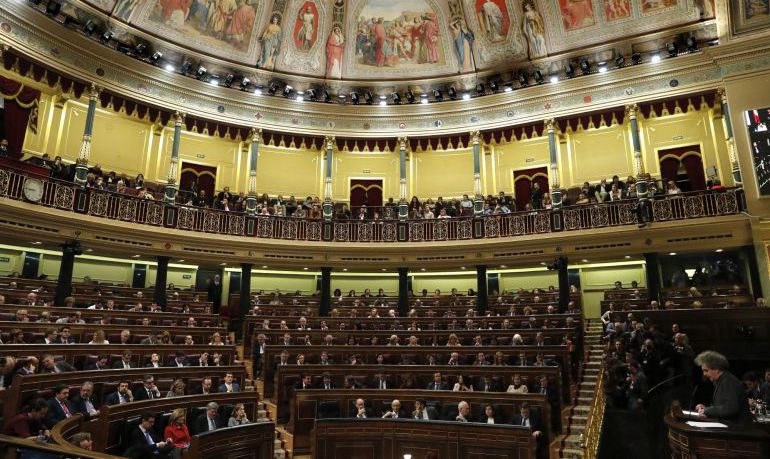 El Congreso de los Diputados durante un pleno El Congreso de los Diputados durante un pleno