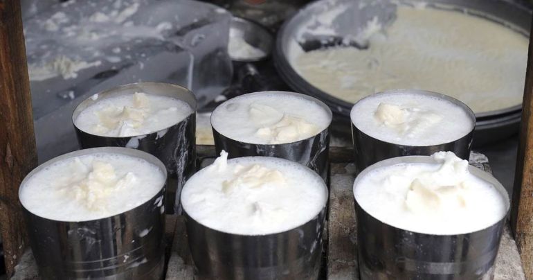 El yogur típico de Pakistán El yogur típico de Pakistán