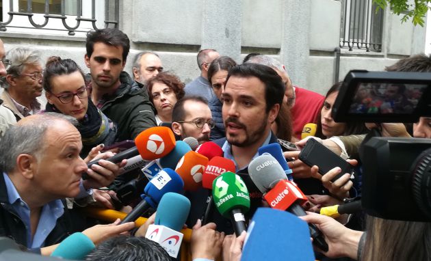 Alberto Garzón y Pablo Echenique en el Tribunal Supremo Alberto Garzón y Pablo Echenique en el Tribunal Supremo