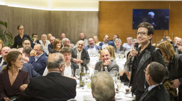 Carme Ruscalleda, en el homenaje a Rafael García Santos. Carme Ruscalleda, en el homenaje a Rafael García Santos.