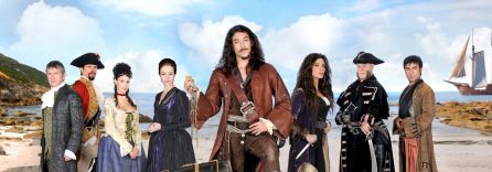 Elenco de la serie de Telecinco 'Piratas'. Elenco de la serie de Telecinco 'Piratas'.
