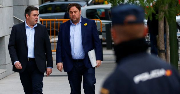 Oriol Junqueras en su llegada a la Audiencia Nacional Oriol Junqueras en su llegada a la Audiencia Nacional