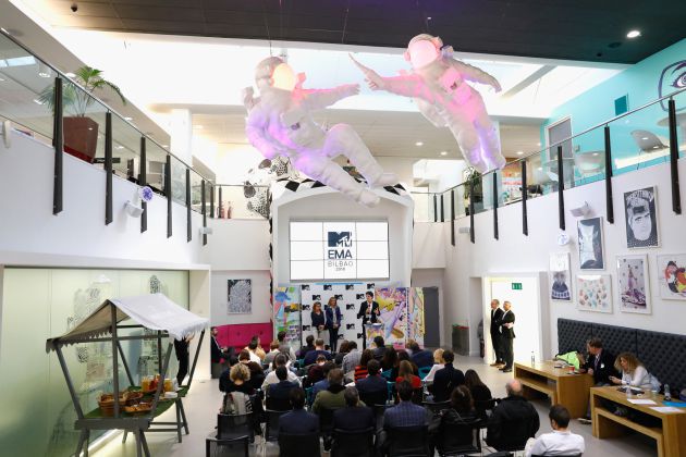Imagen del acto de presentación de los EMA 2018 Imagen del acto de presentación de los EMA 2018