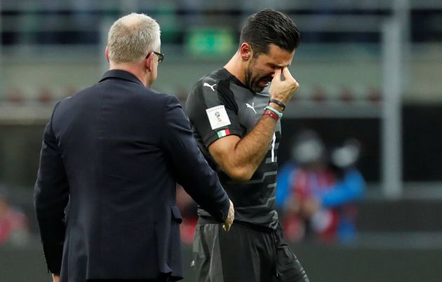 Las lágrimas de Buffon tras quedarse sin Mundial Las lágrimas de Buffon tras quedarse sin Mundial