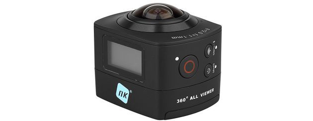 La cámara es capaz de grabar en 360 grados La cámara es capaz de grabar en 360 grados