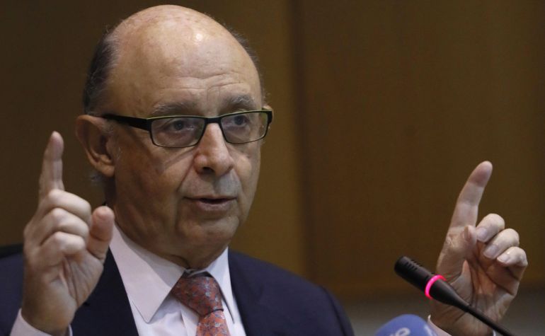 El ministro de Hacienda y Función Pública, Cristóbal Montoro El ministro de Hacienda y Función Pública, Cristóbal Montoro