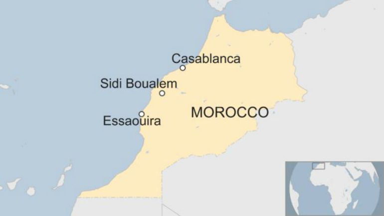 Sidi Bualem, el lugar de la tragedia, está a 150 kilómetros al oeste de Casablanca