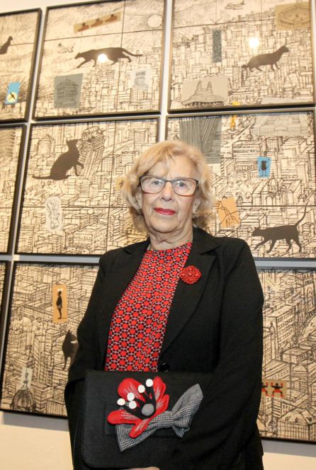 La alcaldesa de Madrid, Manuela Carmena, en la exposición 'Pongamos que hablo de Madrid' en Guadalajara La alcaldesa de Madrid, Manuela Carmena, en la exposición 'Pongamos que hablo de Madrid' en Guadalajara