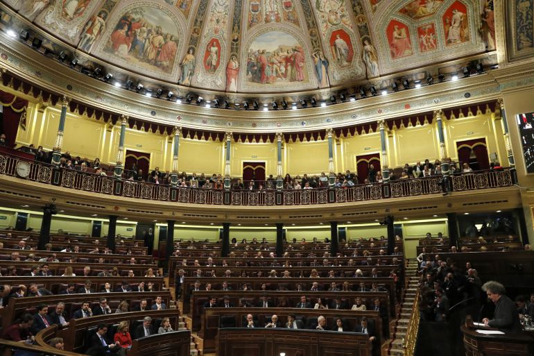 Hemiciclo del Congreso de los Diputados. Hemiciclo del Congreso de los Diputados.