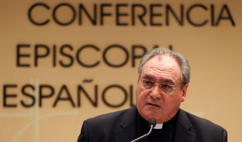 El portavoz de la Conferencia Episcopal Española, José María Gil Tamayo, comparece ante los medios de comunicación para informar de los trabajos de la 110º Asamblea Plenaria. El portavoz de la Conferencia Episcopal Española, José María Gil Tamayo, comparece ante los medios de comunicación para informar de los trabajos de la 110º Asamblea Plenaria.