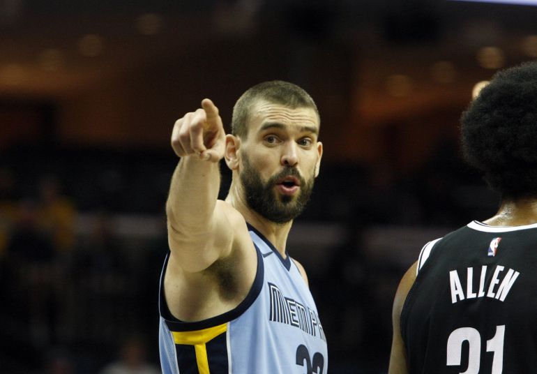 Marc Gasol, durante un partido con Memphis Marc Gasol, durante un partido con Memphis