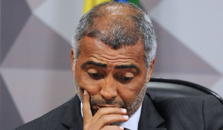 Romario, durante un acto oficial en Brasil Romario, durante un acto oficial en Brasil