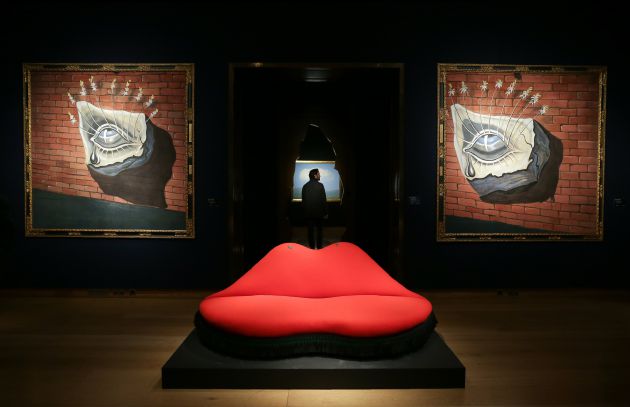 El famoso diseño del sofá de Salvador Dalí. El famoso diseño del sofá de Salvador Dalí.