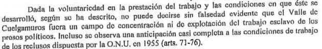 Extracto del escrito de Anselmo Álvarez, abad del Valle de los Caídos hasta 2014