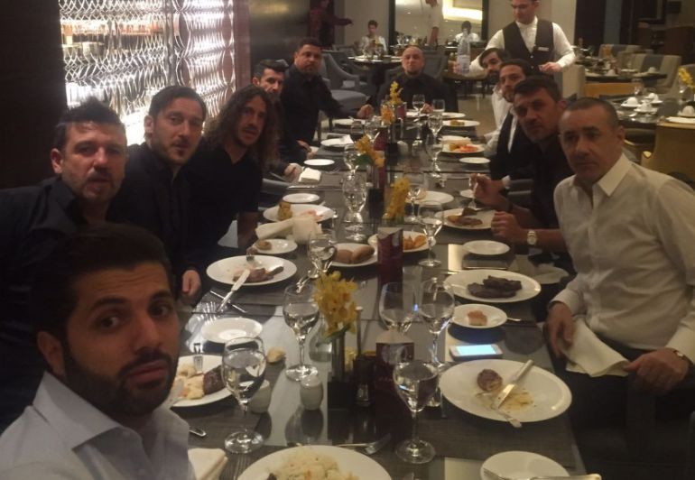 Foto que publicó Totti en su cuenta de Twitter. Foto que publicó Totti en su cuenta de Twitter.