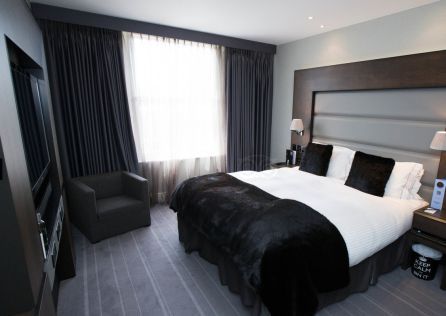 Habitación de hotel del Eccleston Square. Habitación de hotel del Eccleston Square.