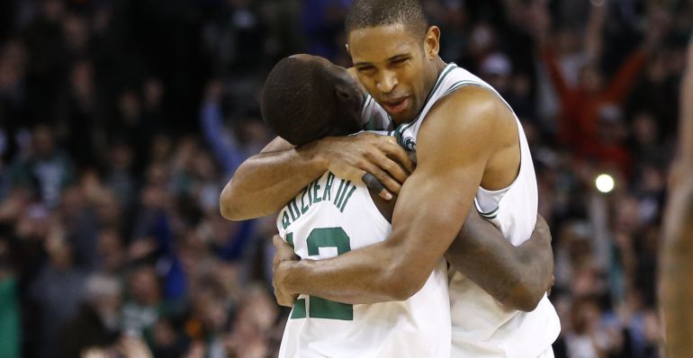 El abrazo de Horford y Rozier El abrazo de Horford y Rozier