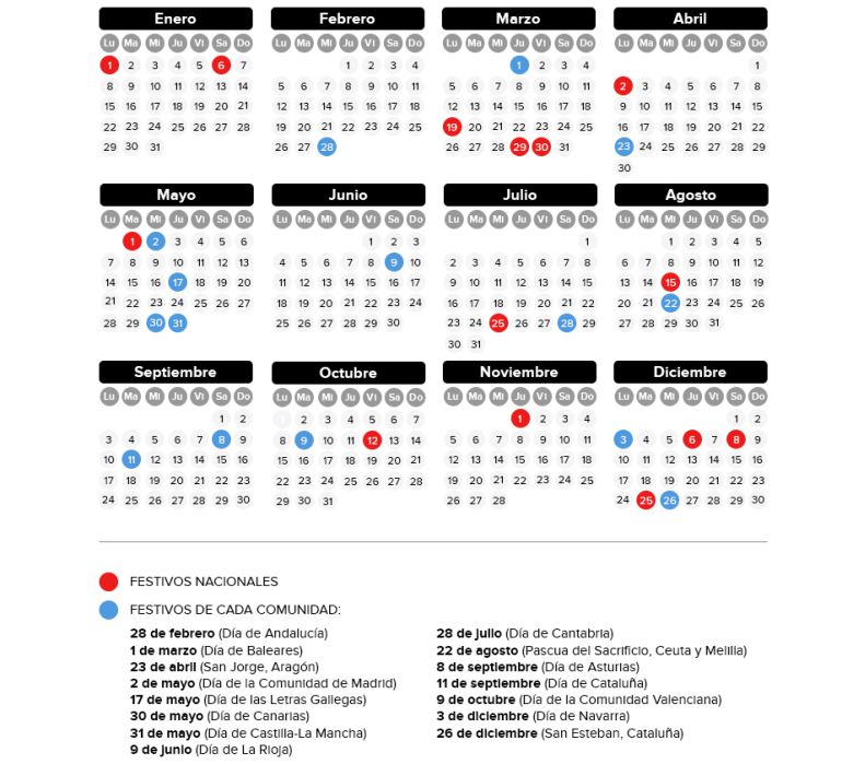 Calendario Del Ano 2018 Con Festivos Y Dias Festivos De Mexico Foto De Images 9236