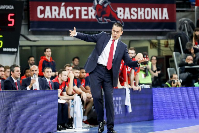 Pedro Martínez, en una acción del partido contra el CSKA del pasado día 29 Pedro Martínez, en una acción del partido contra el CSKA del pasado día 29