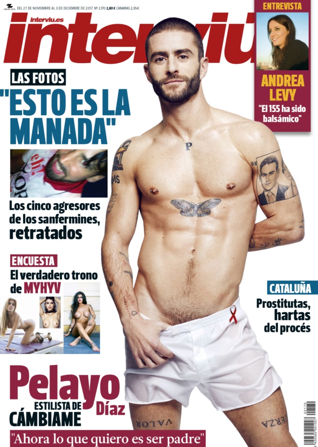 La portada de Pelayo en Interviú La portada de Pelayo en Interviú
