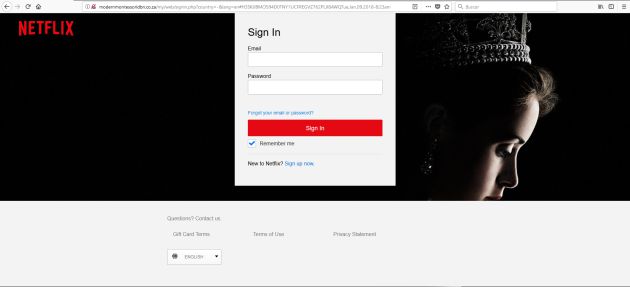 Los piratas informáticos han creado una página idéntica a Netflix para hacerse con los credenciales de los usuarios. Los piratas informáticos han creado una página idéntica a Netflix para hacerse con los credenciales de los usuarios.
