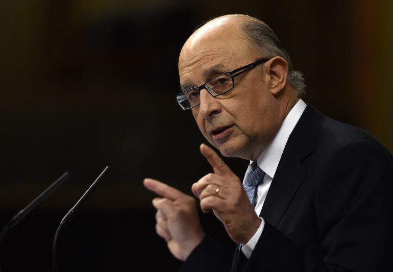 El ministro de Hacienda, Cristóbal Montoro. El ministro de Hacienda, Cristóbal Montoro.