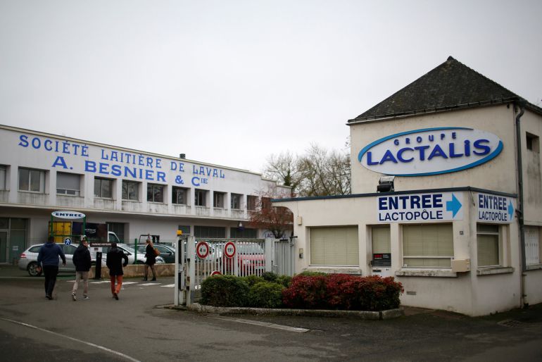 Fábrica de Lactalis en Laval, Francia Fábrica de Lactalis en Laval, Francia