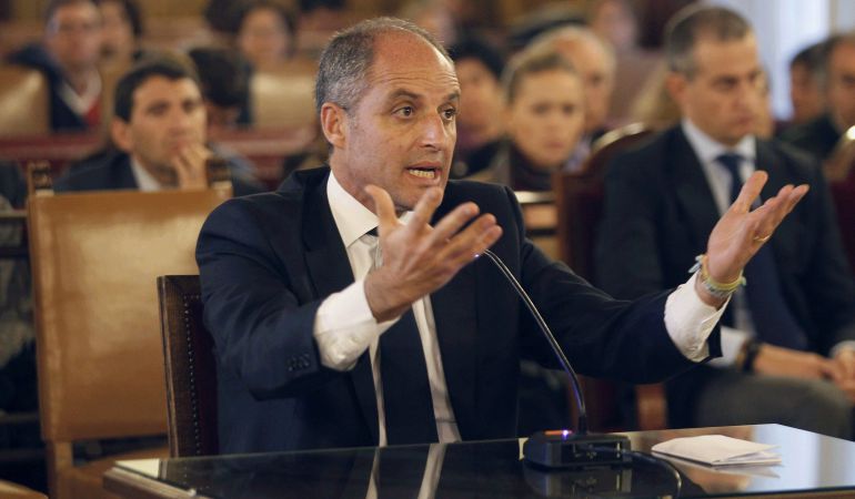 El expresidente valenciano Francisco Camps. El expresidente valenciano Francisco Camps.