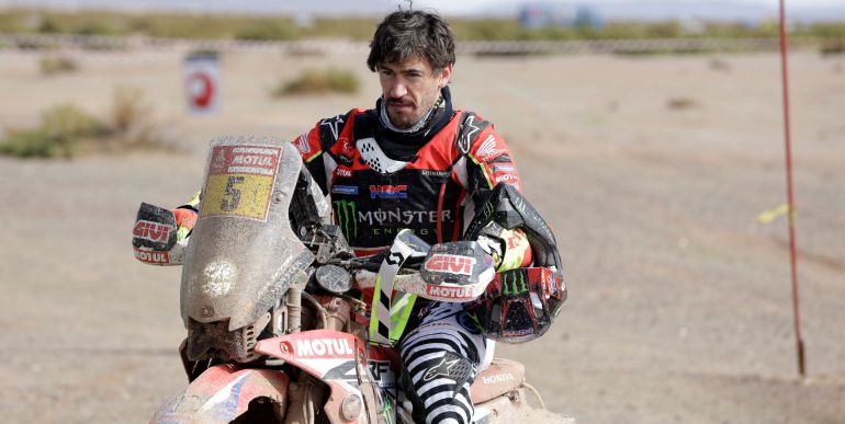Joan Barreda, en una de las etapas de este Dakar Joan Barreda, en una de las etapas de este Dakar