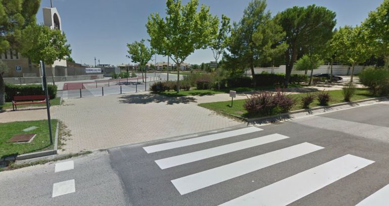 Paso de cebra donde ocurrieron los hechos Paso de cebra donde ocurrieron los hechos