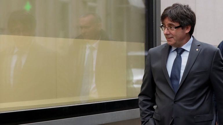 Carles Puigdemont, en Bruselas Carles Puigdemont, en Bruselas
