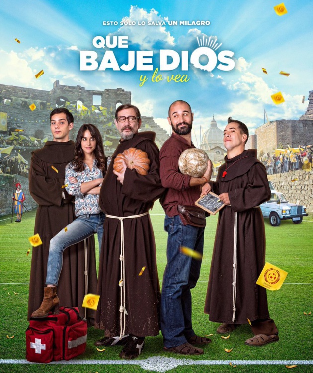 Póster oficial de 'Que baje Dios y lo vea' Póster oficial de 'Que baje Dios y lo vea'