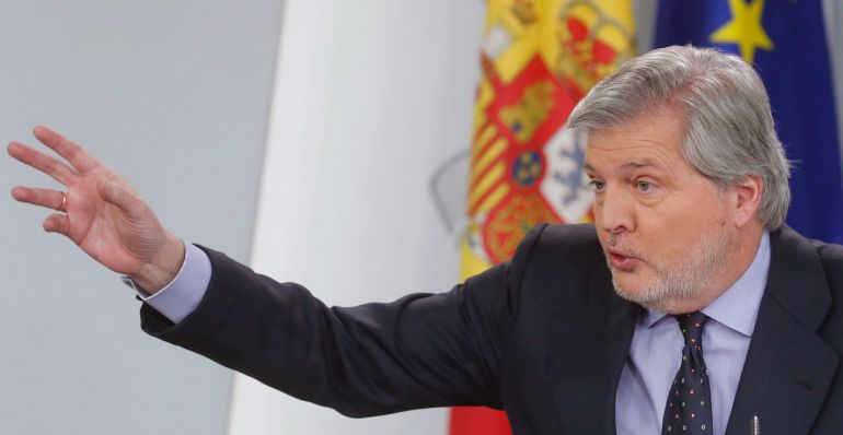 El portavoz del Gobierno y ministro de Educación, Cultura y Deporte, Íñigo Méndez de Vigo El portavoz del Gobierno y ministro de Educación, Cultura y Deporte, Íñigo Méndez de Vigo