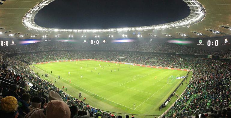 El estadio del FC Krasnodar, con más de 32.000 personas para ver un partido de octavos de final de la Youth League El estadio del FC Krasnodar, con más de 32.000 personas para ver un partido de octavos de final de la Youth League