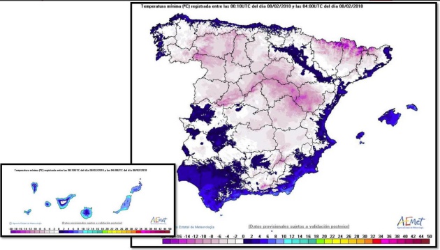 El frío intenso y las heladas se han generalizado este jueves. El frío intenso y las heladas se han generalizado este jueves.