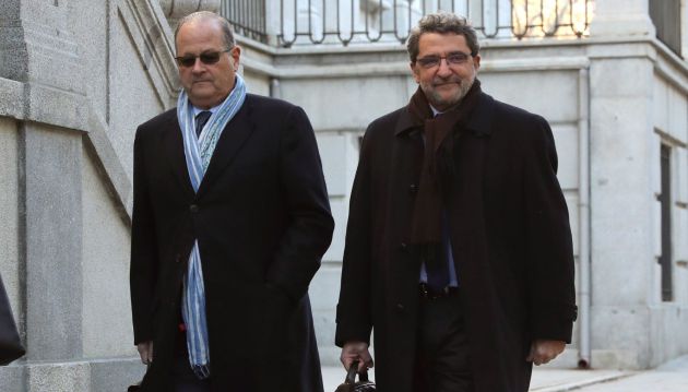 Antonio Gutiérrez Limones a su llegada al Tribunal Supremo Antonio Gutiérrez Limones a su llegada al Tribunal Supremo